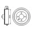 BOSCH 0 986 477 106 - Tambour de frein