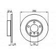 BOSCH 0 986 478 511 - Jeu de 2 disques de frein avant