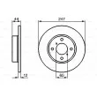 BOSCH 0 986 478 729 - Jeu de 2 disques de frein avant