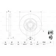 BOSCH 0 986 478 846 - Jeu de 2 disques de frein avant