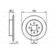 BOSCH 0 986 479 014 - Jeu de 2 disques de frein arrière