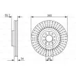 BOSCH 0 986 479 302 - Jeu de 2 disques de frein avant