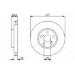 BOSCH 0 986 479 340 - Jeu de 2 disques de frein avant