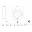 BOSCH 0 986 479 399 - Jeu de 2 disques de frein arrière