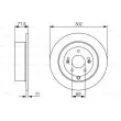 BOSCH 0 986 479 509 - Jeu de 2 disques de frein arrière