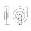 BOSCH 0 986 479 607 - Jeu de 2 disques de frein arrière