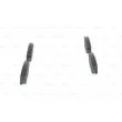 BOSCH 0 986 491 410 - Jeu de 4 plaquettes de frein avant