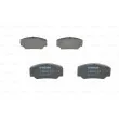 BOSCH 0 986 491 410 - Jeu de 4 plaquettes de frein avant