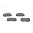 BOSCH 0 986 491 410 - Jeu de 4 plaquettes de frein avant
