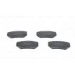BOSCH 0 986 491 410 - Jeu de 4 plaquettes de frein avant