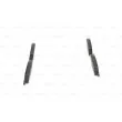 BOSCH 0 986 493 720 - Jeu de 4 plaquettes de frein avant