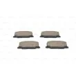 BOSCH 0 986 493 720 - Jeu de 4 plaquettes de frein avant