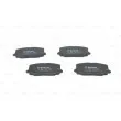 BOSCH 0 986 493 720 - Jeu de 4 plaquettes de frein avant