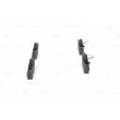 BOSCH 0 986 494 008 - Jeu de 4 plaquettes de frein avant