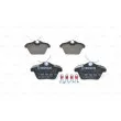 BOSCH 0 986 494 020 - Jeu de 4 plaquettes de frein arrière