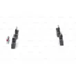 BOSCH 0 986 494 020 - Jeu de 4 plaquettes de frein arrière