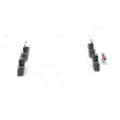 BOSCH 0 986 494 020 - Jeu de 4 plaquettes de frein arrière