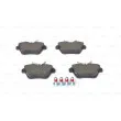 BOSCH 0 986 494 020 - Jeu de 4 plaquettes de frein arrière