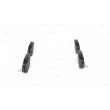 BOSCH 0 986 494 026 - Jeu de 4 plaquettes de frein avant