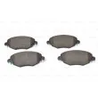 BOSCH 0 986 494 026 - Jeu de 4 plaquettes de frein avant