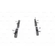 BOSCH 0 986 494 036 - Jeu de 4 plaquettes de frein avant