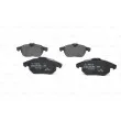 BOSCH 0 986 494 044 - Jeu de 4 plaquettes de frein avant