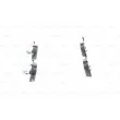 BOSCH 0 986 494 061 - Jeu de 4 plaquettes de frein avant