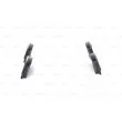 BOSCH 0 986 494 062 - Jeu de 4 plaquettes de frein arrière
