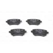 BOSCH 0 986 494 062 - Jeu de 4 plaquettes de frein arrière