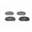 BOSCH 0 986 494 064 - Jeu de 4 plaquettes de frein avant