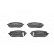 BOSCH 0 986 494 064 - Jeu de 4 plaquettes de frein avant