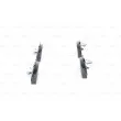 BOSCH 0 986 494 077 - Jeu de 4 plaquettes de frein avant