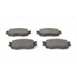 BOSCH 0 986 494 139 - Jeu de 4 plaquettes de frein avant