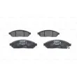 BOSCH 0 986 494 151 - Jeu de 4 plaquettes de frein avant