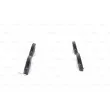 BOSCH 0 986 494 151 - Jeu de 4 plaquettes de frein avant