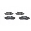 BOSCH 0 986 494 151 - Jeu de 4 plaquettes de frein avant