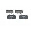 Jeu de 4 plaquettes de frein avant BOSCH [0 986 494 153]