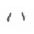 BOSCH 0 986 494 158 - Jeu de 4 plaquettes de frein avant