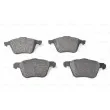BOSCH 0 986 494 158 - Jeu de 4 plaquettes de frein avant