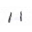 BOSCH 0 986 494 161 - Jeu de 4 plaquettes de frein avant