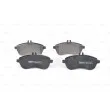 BOSCH 0 986 494 161 - Jeu de 4 plaquettes de frein avant