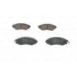 BOSCH 0 986 494 173 - Jeu de 4 plaquettes de frein avant