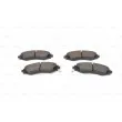 BOSCH 0 986 494 173 - Jeu de 4 plaquettes de frein avant