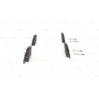 BOSCH 0 986 494 201 - Jeu de 4 plaquettes de frein avant