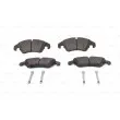 BOSCH 0 986 494 201 - Jeu de 4 plaquettes de frein avant