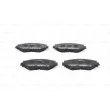 BOSCH 0 986 494 240 - Jeu de 4 plaquettes de frein avant