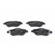 BOSCH 0 986 494 260 - Jeu de 4 plaquettes de frein avant