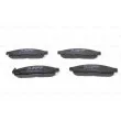 BOSCH 0 986 494 268 - Jeu de 4 plaquettes de frein avant