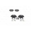 BOSCH 0 986 494 269 - Jeu de 4 plaquettes de frein arrière
