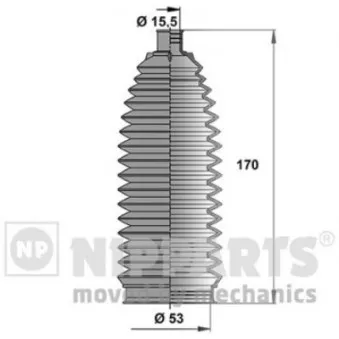 Joint-soufflet, direction NIPPARTS OEM 4553569025